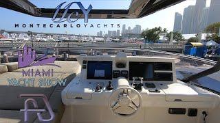 MCY 76 - Monte Carlo Yachts - "Rocket Ship" - Denison Yachting - Miami Yacht Show MYS 2020