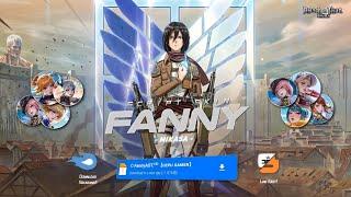 Script Skin Fanny Attack On Titan Mikasa No Password | Full Effect & Voice Update | Patch Terbaru