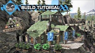 ARK: Survival Evolved - How to build a House -  cliff platform build tutorial (No Mods)