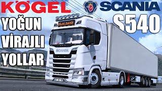 YOĞUN VİRAJLI YOLLAR !! VİRAJLARDA YOL VERMEYEN SIĞIRLAR | ETS 2 SOUTH REGION MAP 1.51 !!