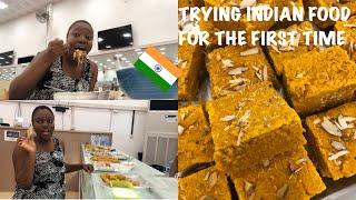 GHANAIAN TRYING INDIAN FOOD FOR THE FIRST TIME||VLOGMAS DAY 5