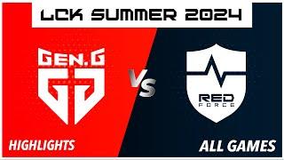 GEN vs NS - Highlights ALL GAMES - LCK Summer 2024 - Gen G vs NS RedForce