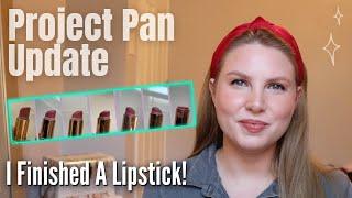 I Finished a Lipstick! | November Update for #PartnersInCream2022 | Project Pan