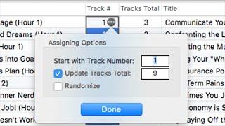 Assign Track Numbers automatically on macOS with Tag Editor by Amvidia