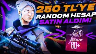 250 TL'YE AVRUPA GARANTİLİ RANDOM HESAP ALDIM! Valorant