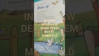 KVS PRT INTERVIEW DEMO POEM  Wake-up                     NCERT MARIGOLD CLASS 4