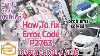 How to fix P2763 !! torque converter clutch pressure control solenoid circuit high ! problem solved