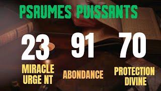 3 PRIÈRES du matin: protection, abondance et Miracle Urgent. psaumes 23, 70 et 91  20 novembre 2024