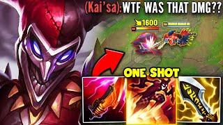 HAHAHA! THIS ONE SHOT SHACO BUILD IS TOO FUNNY! (BACKSTAB FOR 1600 DAMAGE)