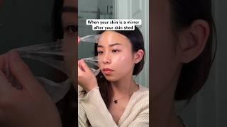 The reflection of skin #trending #viral #reflect #skincare #skincareproducts #glassskin #mirror