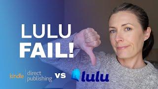 Lulu Vs Amazon KDP - Who Is Best!! Comparing Hardcover Low Content Notebooks
