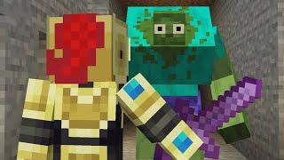 AJTHEBOLD Vs The Giant Zombie In Minecraft