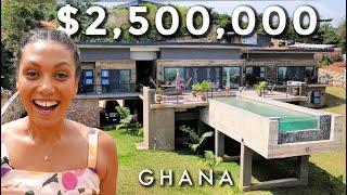 DREAMY OFF-GRID 8 BEDROOM HOUSE TOUR ABURI MOUNTAINS | WHAT $2,500,000 GETS YOU IN GHANA