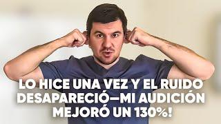 Solo 1 minuto y puedes deshacerte del ruido en tus oídos! ¡Mejora tu audición en un 130%!