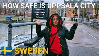 HOW SAFE IS UPPSALA CITY IN SWEDEN??? An Evening Walk to find out!!!