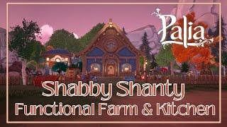 CAKE PARTY KITCHEN | FUNCTIONAL FARM | Palia | GARDENING TIPS | Shabby Shanty