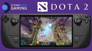 Steam Deck Gameplay - Dota 2 - Max Settings