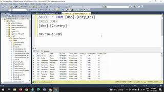 SQL SERVER||Cross Join use case