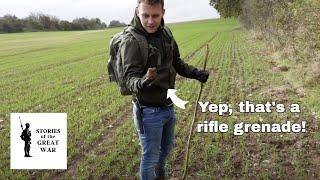 Searching for WW1 relics on the Verdun battlefield