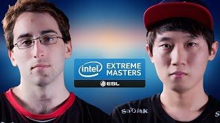 StarCraft 2 - qxc vs. Bomber (TvT) - IEM 2014 San Jose - Group D