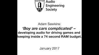 ‘Boy are cars complicated’ by Adam Sawkins