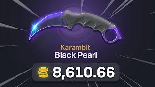 $8000 KARAMBIT BLACK PEARL UNBOXING!!! (CSGOEmpire Case Opening)