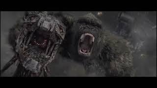 Codzilla teams up with King Kong to defeat the devastating Megacodzilla.  The fierce battle