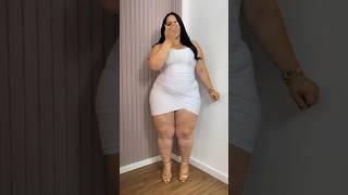 Midi Bodycon Dress for Curvy Queens! Try-On Haul #plussize #fashion