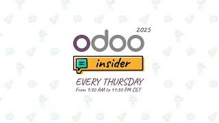 Odoo insider: regular live Q&A with Antoine