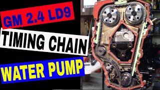 Water Pump & Timing Chain - Engine Rebuild 1999 Grand Am GM LD9 2.4 Quad 4 Twin Cam - Part 17