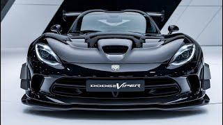 2025 Dodge Viper : A Legendary Muscle Car Performance