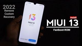 How To Install MIUI 13 Fastboot ROM - 2022 | MIUI 13 Update | Dot SM