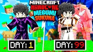 I Played Minecraft Jujutsu Kaisen As Megumi Sukuna For 100 DAYS… This Is What Happened