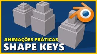 ANIMAÇÕES PRÁTICAS COM O SHAPE KEYS - BLENDER 3D