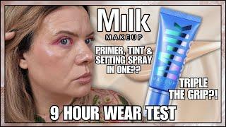 NEW MILK MAKEUP HYDRO GRIP GEL TINT Skin Tint Foundation Review & 9 Hour Wear Test | Clare Walch