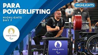 ️ Para Powerlifting Highlights | Day 7 | Paris 2024 Paralympic Games