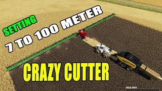 Farming Simulator 19: Set Work Area ! Very Long Cutter! 100 Meters and Giant Baler!