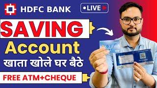 HDFC Bank Account Opening Online - 2023 | How to open HDFC Saving Account Online
