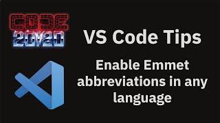 VS Code tips — Enable emmet abbreviations in any language using "emmet.includeLanguages"