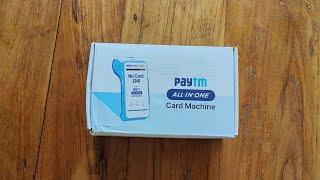 Paytm All In One Card Machine Model A910 Unboxing| Card Machine #paytmcash #paytm #payment #qrcode