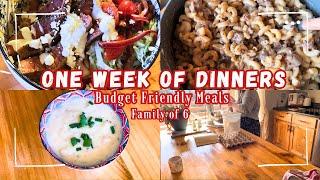 Week of Dinners | On a Budget + Recipes + Cheap Dinner Ideas + Low Income Homemaking