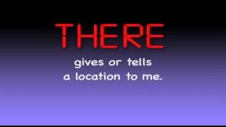 Their There They're - Homophones Song - Educational Music Video