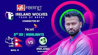 Nepal vs Ireland Wolves | Final OD Highlights 