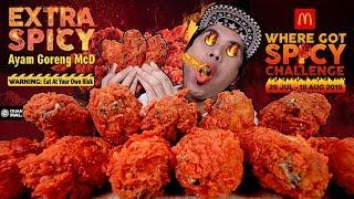 14 KETUL MCD AYAM GORENG 3X EXTRA SPICY.. OK! JAMBAN DA KIRIM SALAM | EATING SHOW W/ ASMR