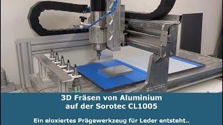 3D milling and anodizing of aluminium | Sorotec CL1005 | Fusion360