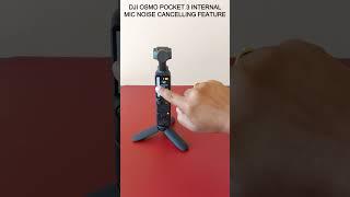 Dji Osmo Pocket 3 Mic Noise Cancelling | How to noise cancel in dji osmo pocket 3  #shortsfeed