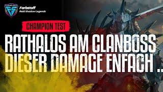 Raid: Shadow Legends - Rathalos am ClanBoss - Der nimmt den regelrecht auseinander - Damage Test