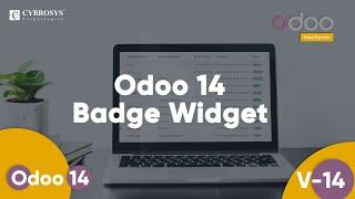 Odoo 14 Badge widget