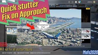 Msfs2020*Another stutter improvement fix* Issues with stutters on approach? This can HELP reduce .