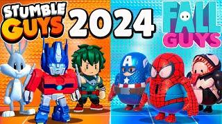 Stumble Guys VS Fall Guys in 2024!